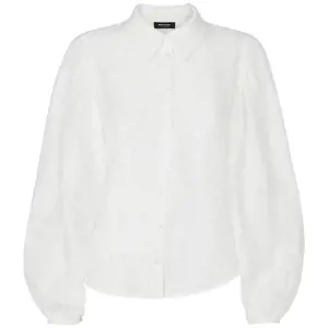 Whistles White Hannah Textured Shirt